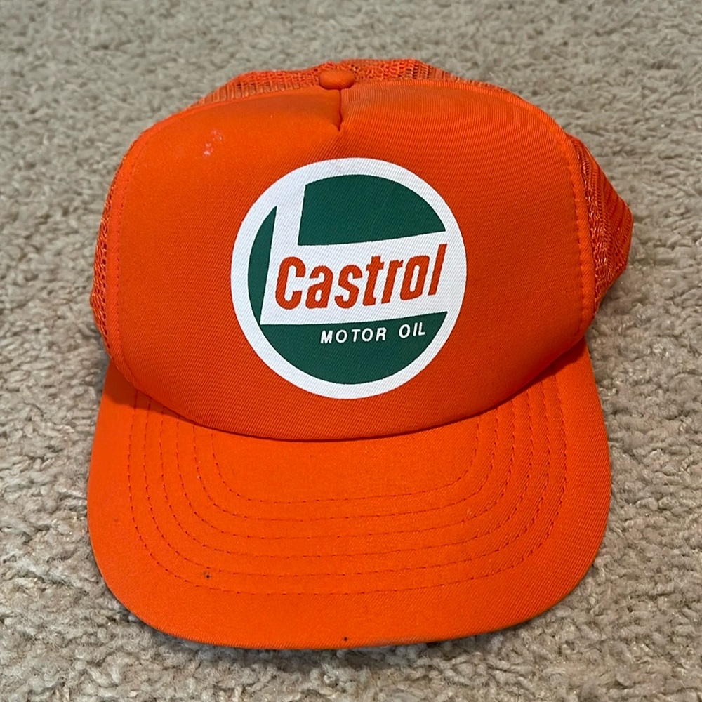 Vintage Castrol trucker hat